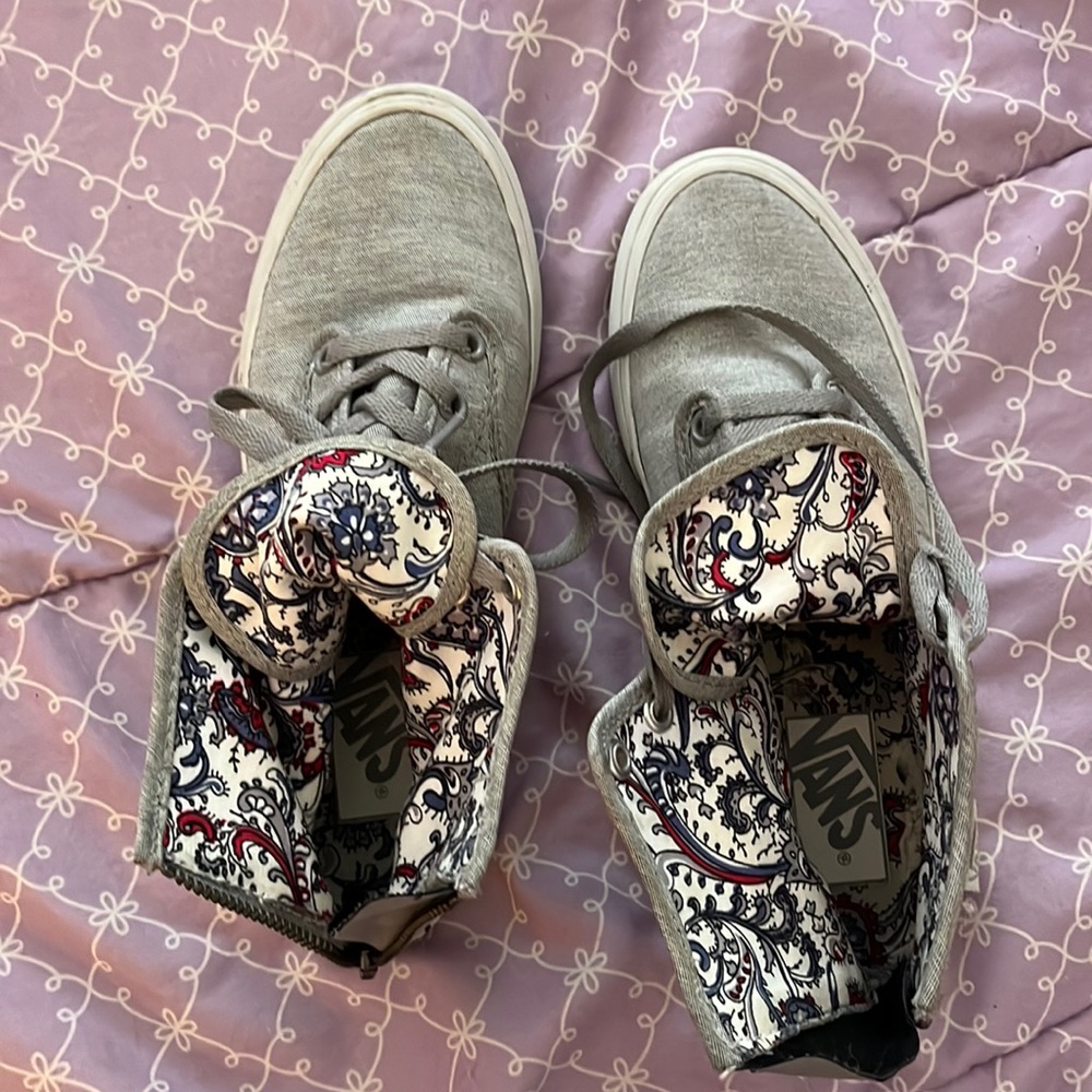 Vans sneakers gray. Good shape